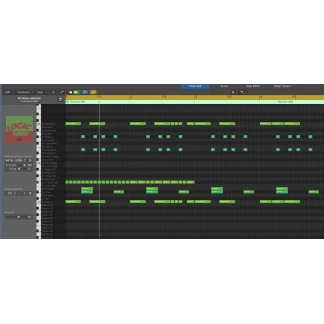 logic pro sequencer making a beat